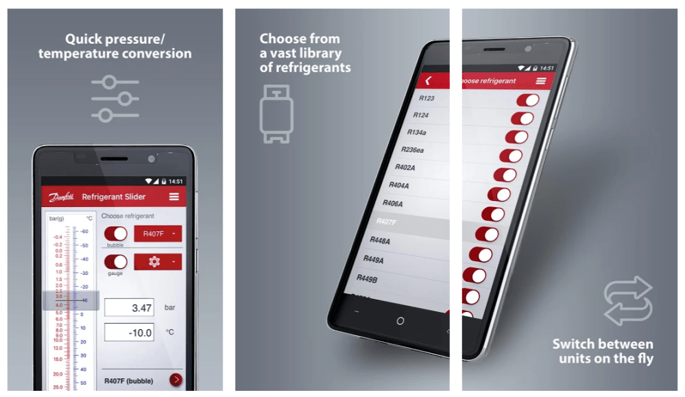 HVAC software for mobile devices