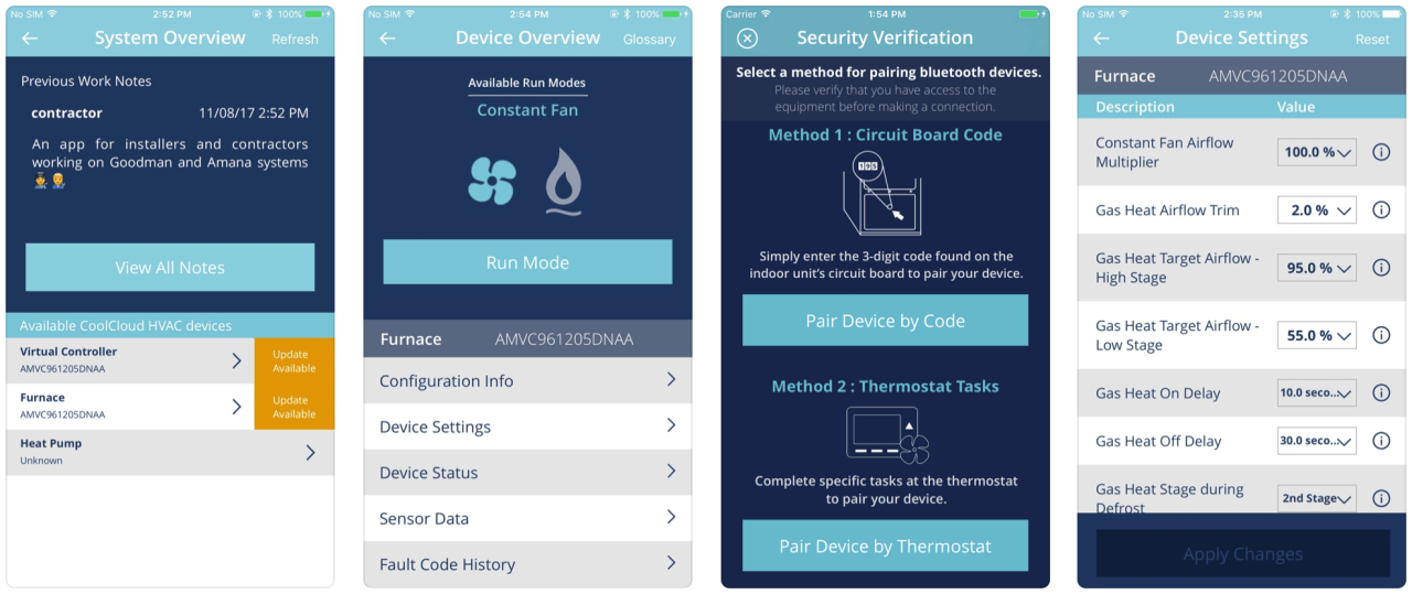 HVAC software with mobile app terbaru