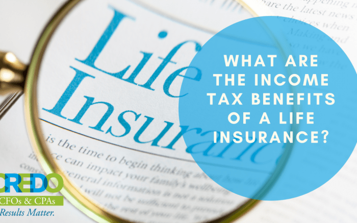 What are the tax benefits of insurance