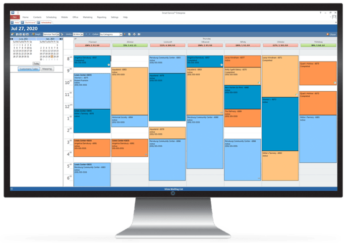 hvac scheduling demo